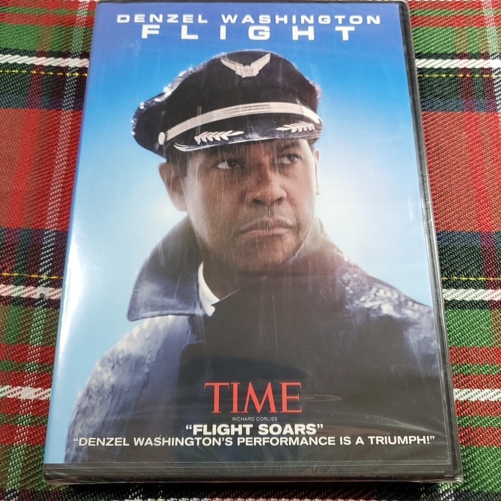 Paramount Flight DVD Movie Denzel Washington Blue Widescreen Drama Thriller‎ New